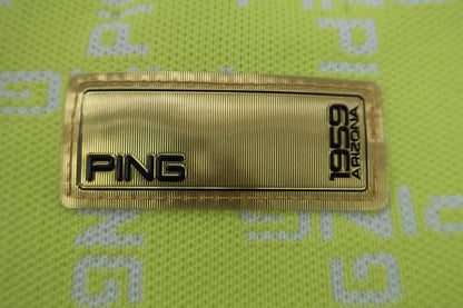 PING(ピン) トレーナー 黄色白文字柄 レディース S 622-3270890 A-5