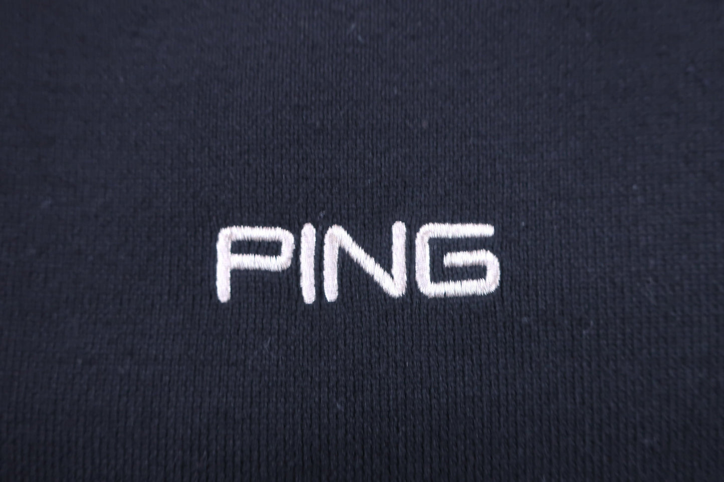 PING(ピン) 半袖モックネックシャツ 黒 レディース S 622-2275800 B-2