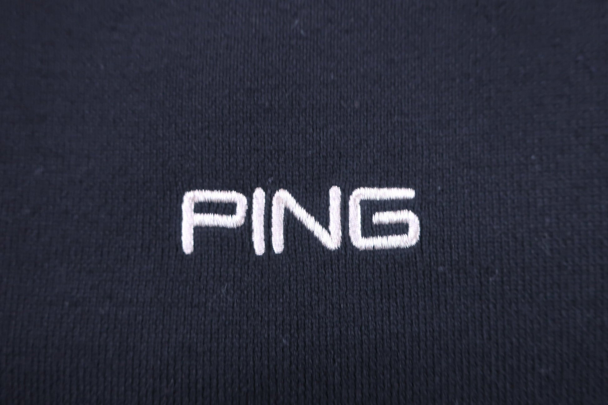PING(ピン) 半袖モックネックシャツ 黒 レディース S 622-2275800 B-2