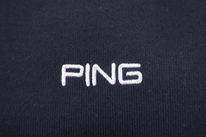 PING(ピン) 半袖モックネックシャツ 黒 レディース S 622-2275800 B-2