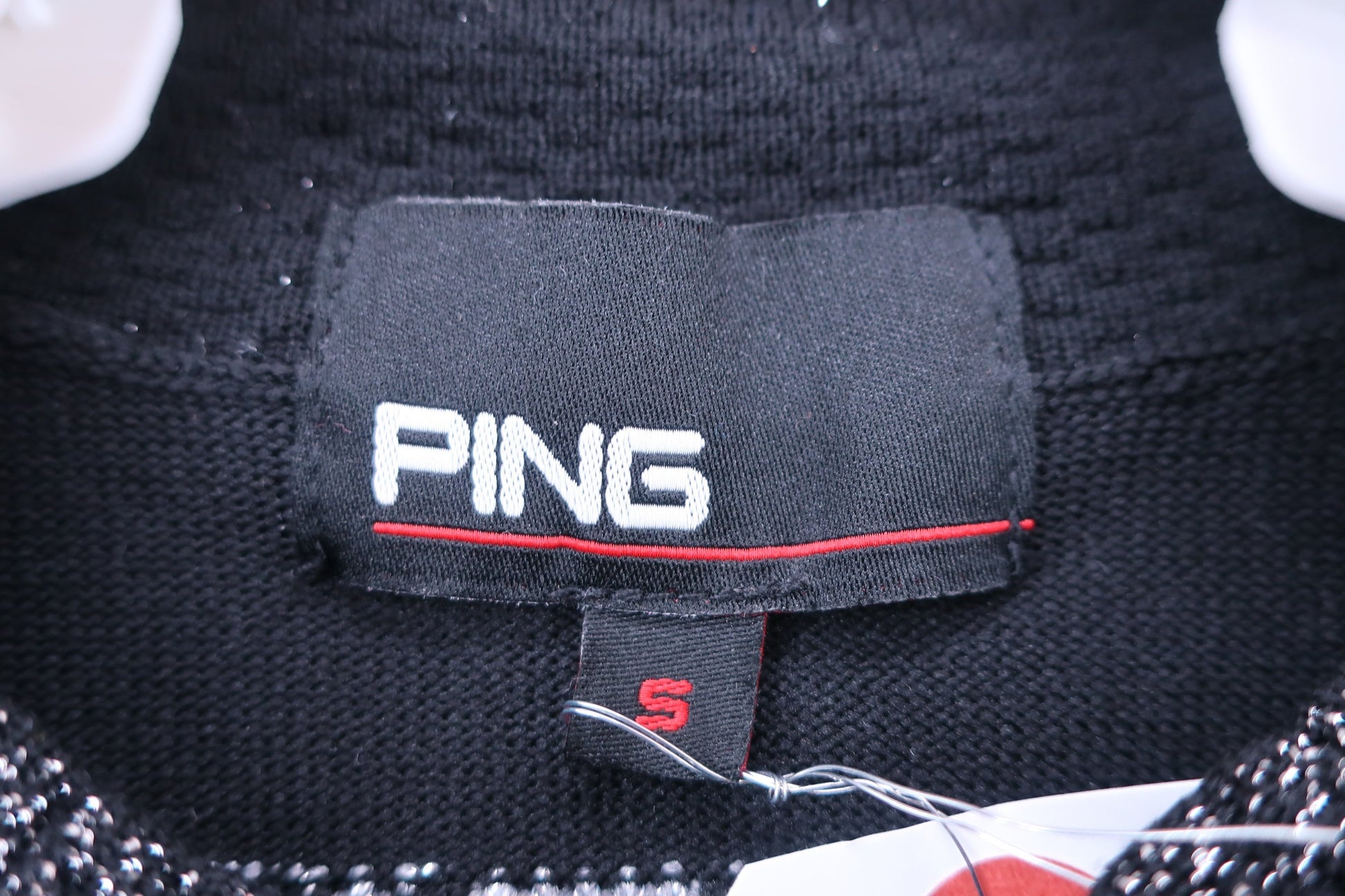 PING(ピン) 半袖モックネックシャツ 黒 レディース S 622-2275800 B-3