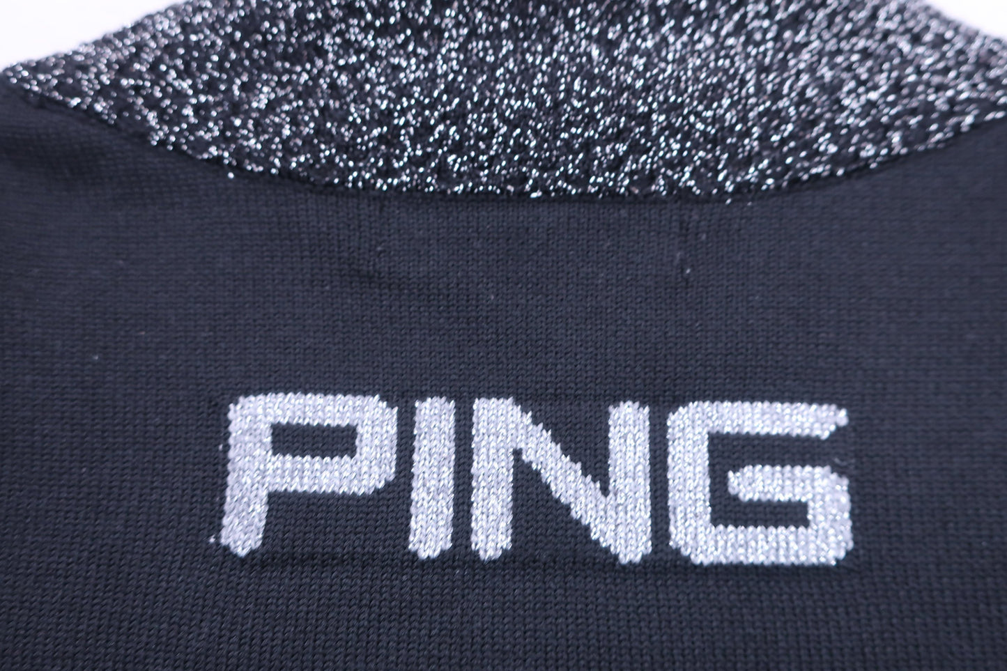PING(ピン) 半袖モックネックシャツ 黒 レディース S 622-2275800 B-6