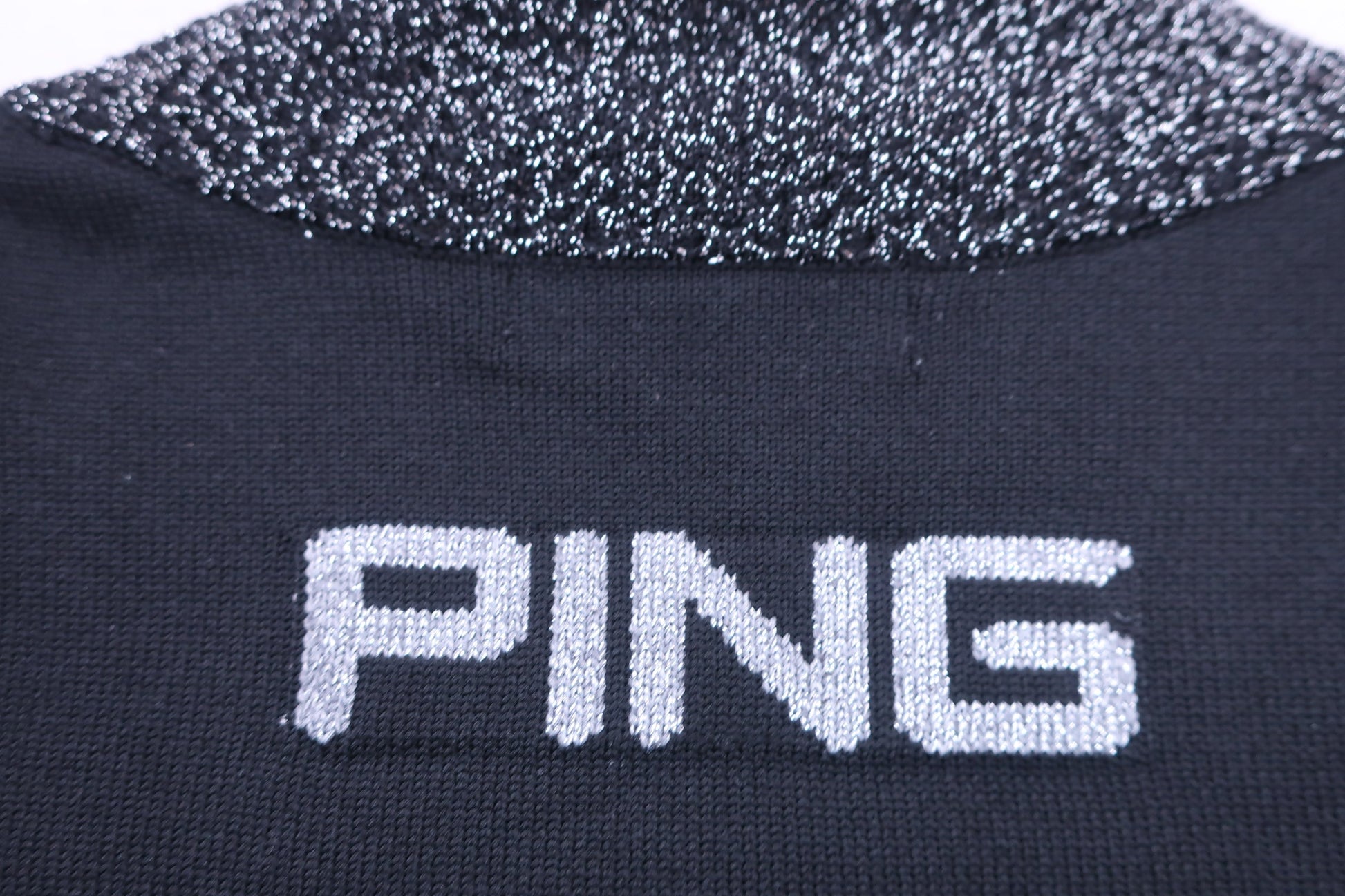 PING(ピン) 半袖モックネックシャツ 黒 レディース S 622-2275800 B-6