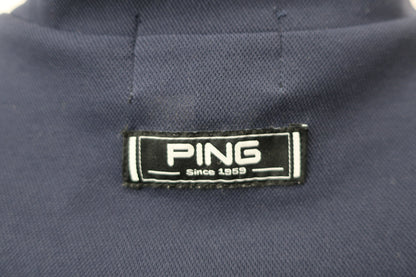 PING(ピン) 半袖モックネックシャツ ネイビー レディース S 622-3168312 A-6