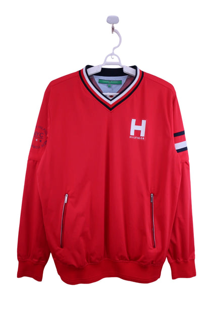 TOMMY HILFIGER GOLF(トミーヒルフィガーゴルフ) スニード 赤 メンズ L A-1