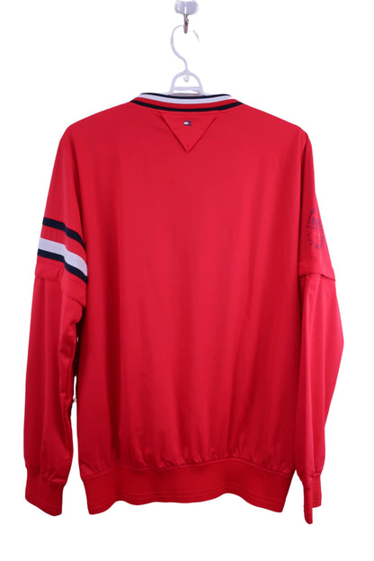 TOMMY HILFIGER GOLF(トミーヒルフィガーゴルフ) スニード 赤 メンズ L A-5