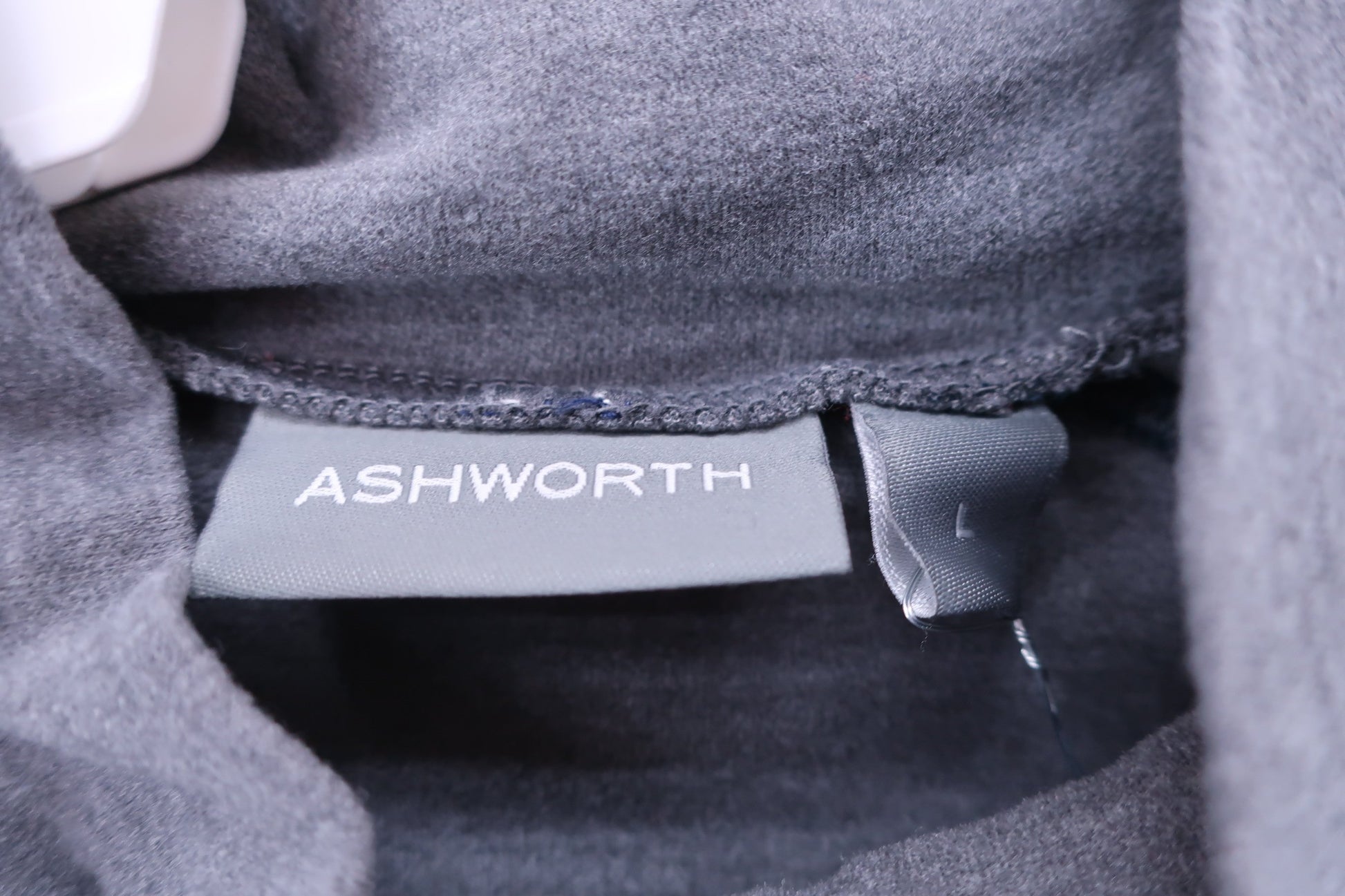 ASHWORTH(アシュワース) ハイネックシャツ グレー メンズ L A-2