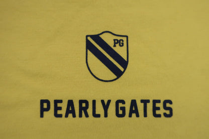 PEARLY GATES(パーリーゲイツ) ハイネックシャツ 黄色 メンズ 6 053-6166111 A-6