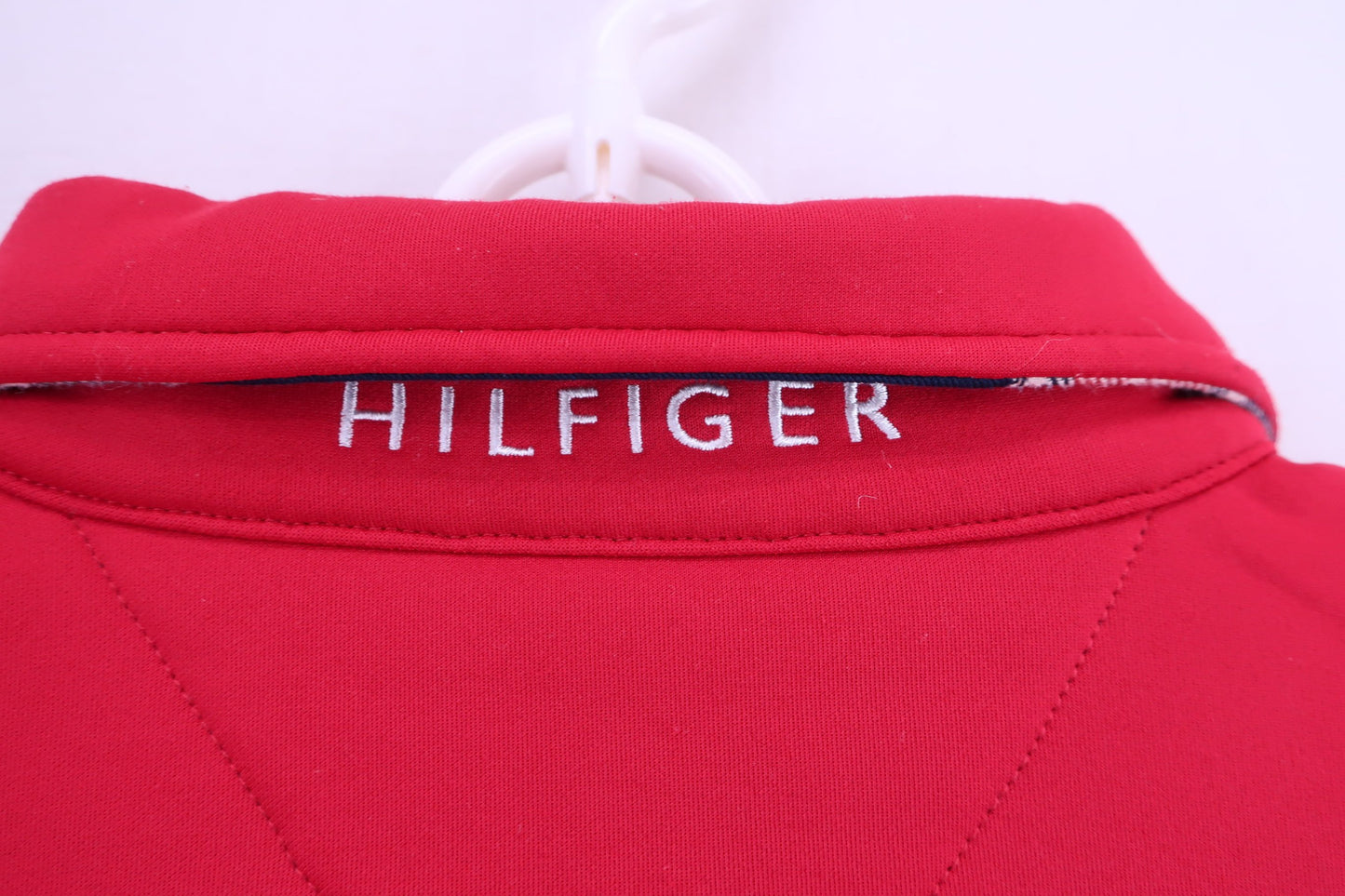 TOMMY HILFIGER GOLF(トミーヒルフィガーゴルフ) 長袖ポロシャツ ワインレッド メンズ L B-8