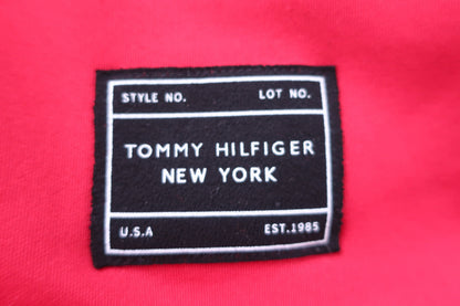 TOMMY HILFIGER GOLF(トミーヒルフィガーゴルフ) 長袖ポロシャツ ワインレッド メンズ L B-10