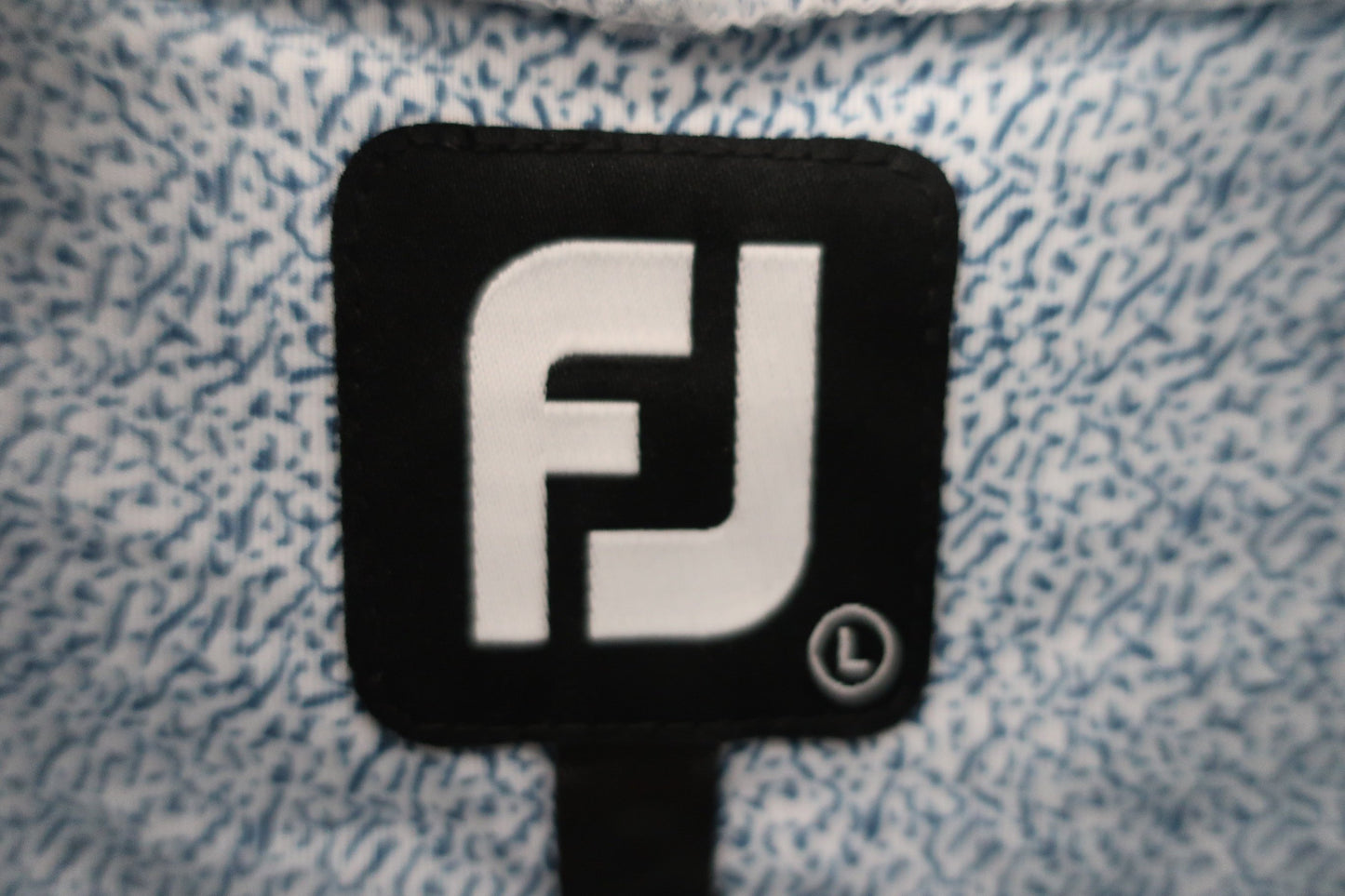 FOOTJOY(フットジョイ) 長袖モックネックシャツ 白青 メンズ L FJ-F18-S13 N-2