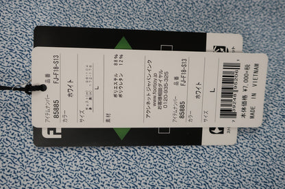 FOOTJOY(フットジョイ) 長袖モックネックシャツ 白青 メンズ L FJ-F18-S13 N-3