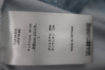 FOOTJOY(フットジョイ) 長袖モックネックシャツ 白青 メンズ L FJ-F18-S13 N-6