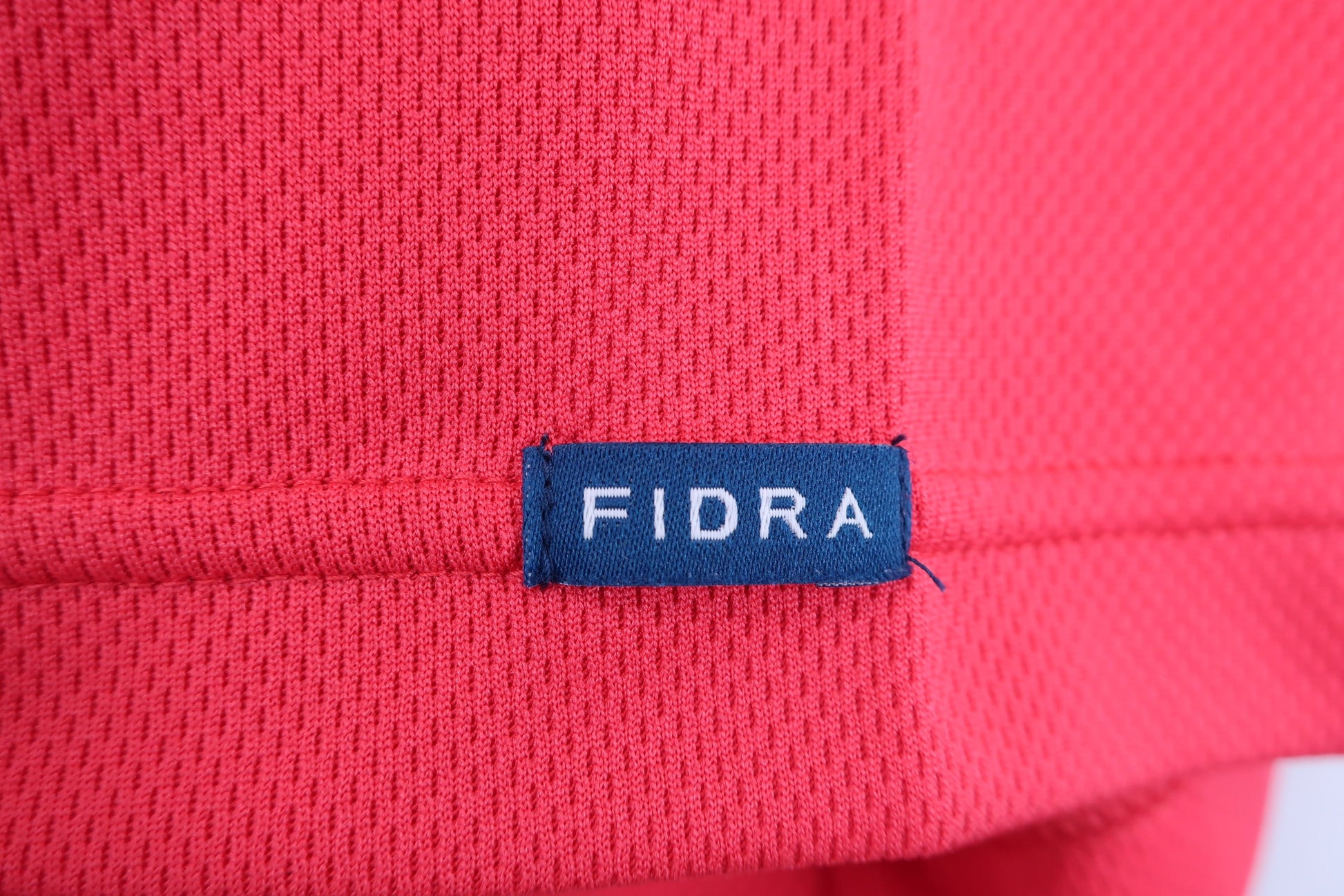 FIDRA(フィドラ) ポロシャツ 赤 メンズ L B-6