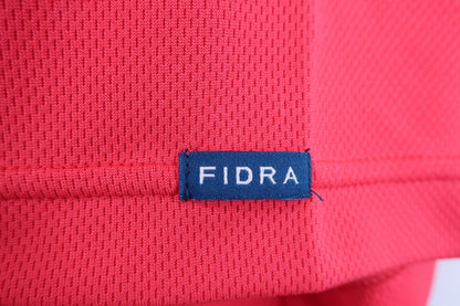 FIDRA(フィドラ) ポロシャツ 赤 メンズ L B-6