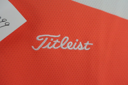 Titleist(タイトリスト) ポロシャツ 白オレンジ メンズ L B-2