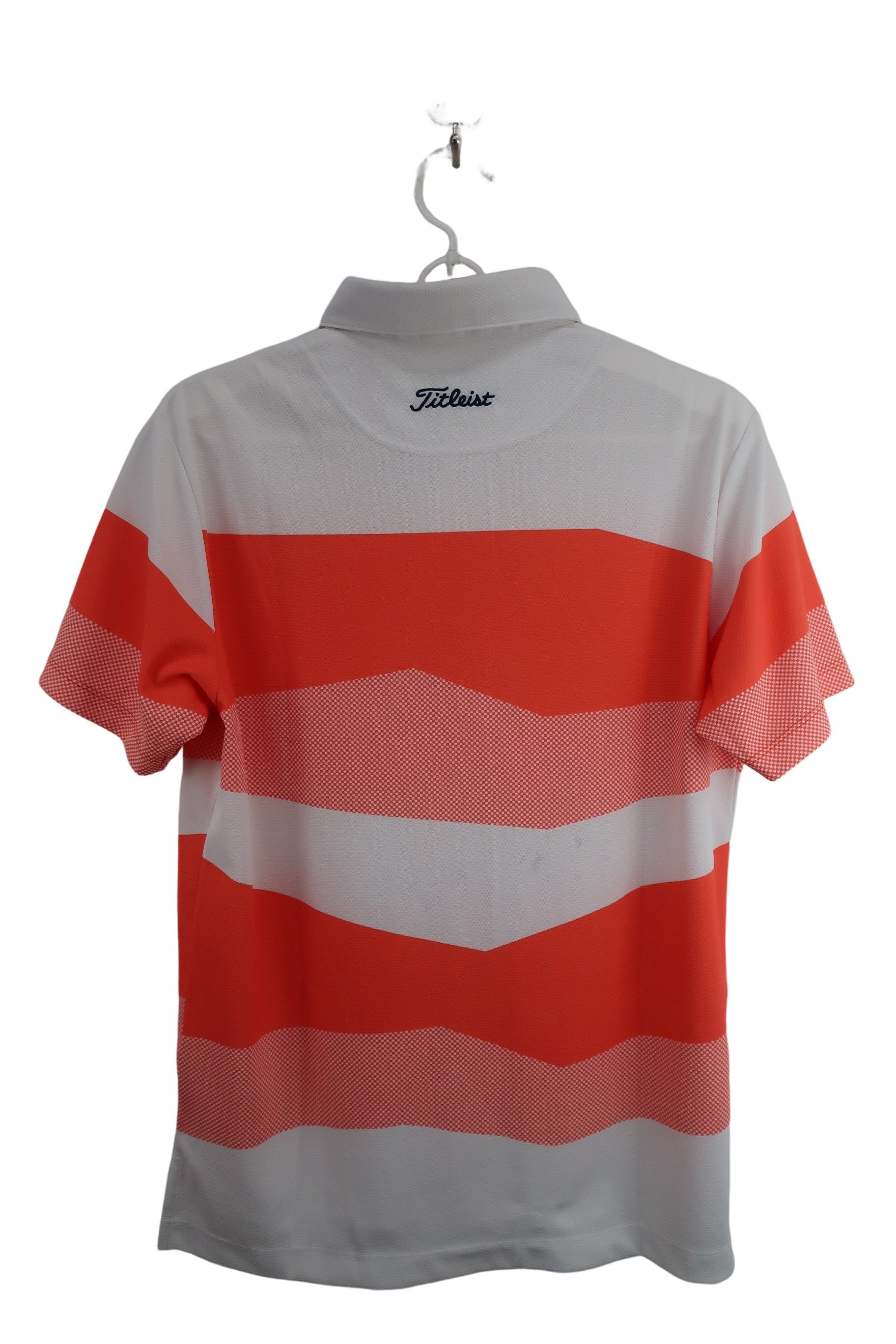 Titleist(タイトリスト) ポロシャツ 白オレンジ メンズ L B-5