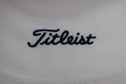 Titleist(タイトリスト) ポロシャツ 白オレンジ メンズ L B-6