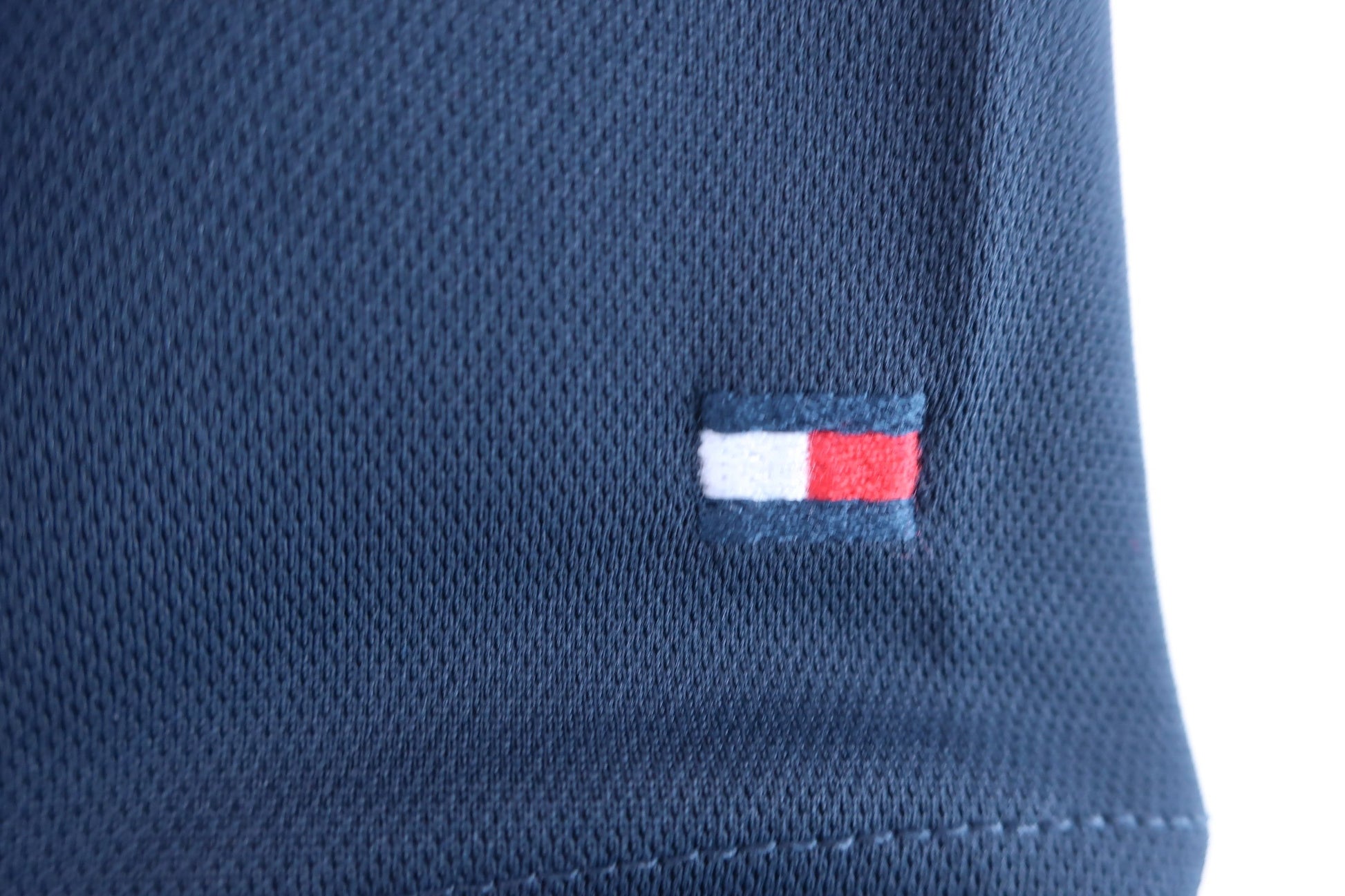 TOMMY HILFIGER GOLF(トミーヒルフィガーゴルフ) ポロシャツ 青 メンズ L N-5