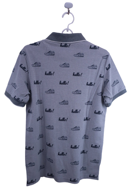 New Balance golf(ニューバランスゴルフ) ポロシャツ グレースニーカー柄 メンズ 6 012-7160017 A-4