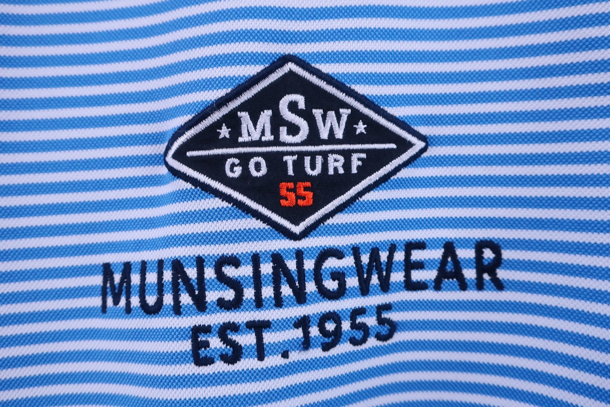 Munsingwear(マンシングウェア) ポロシャツ 青白 メンズ LL A-3