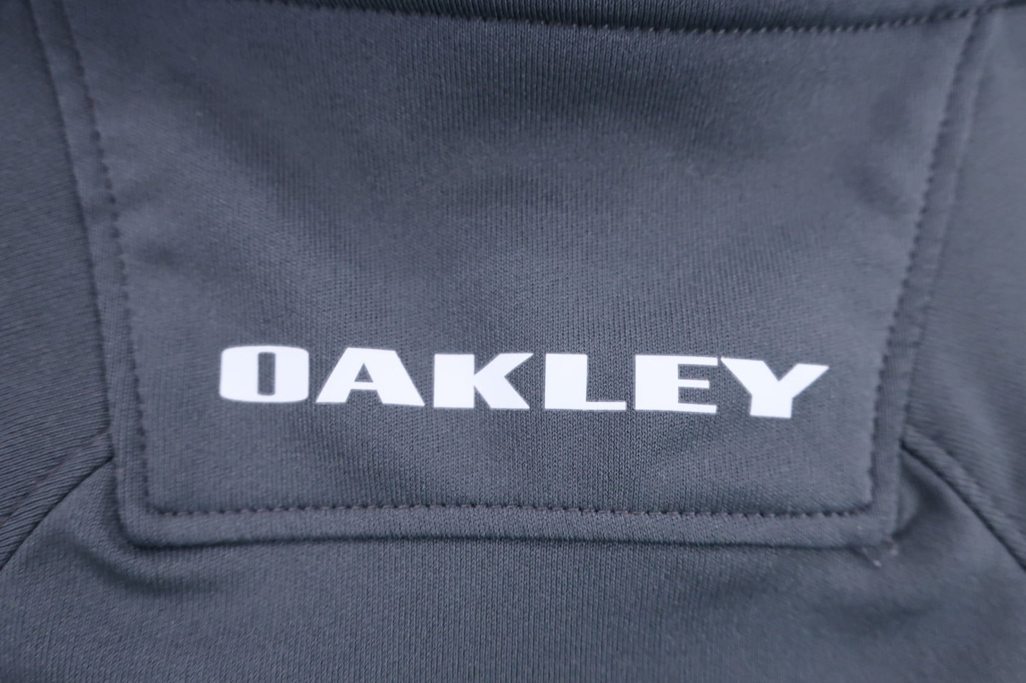 OAKLEY(オークリー) ポロシャツ グレー赤 メンズ L A-5