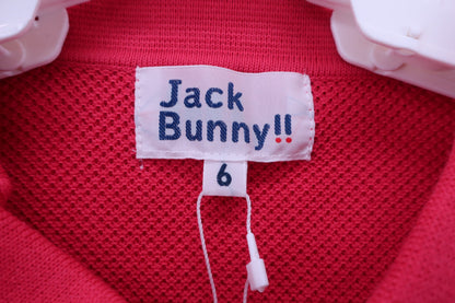 Jack Bunny(ジャックバニー) ニットポロシャツ ピンク メンズ 6 262-9175449 N-4
