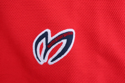 MASTER BUNNY EDITION(マスターバニーエディション) ポロシャツ 赤 メンズ 6 156-260600 A-2