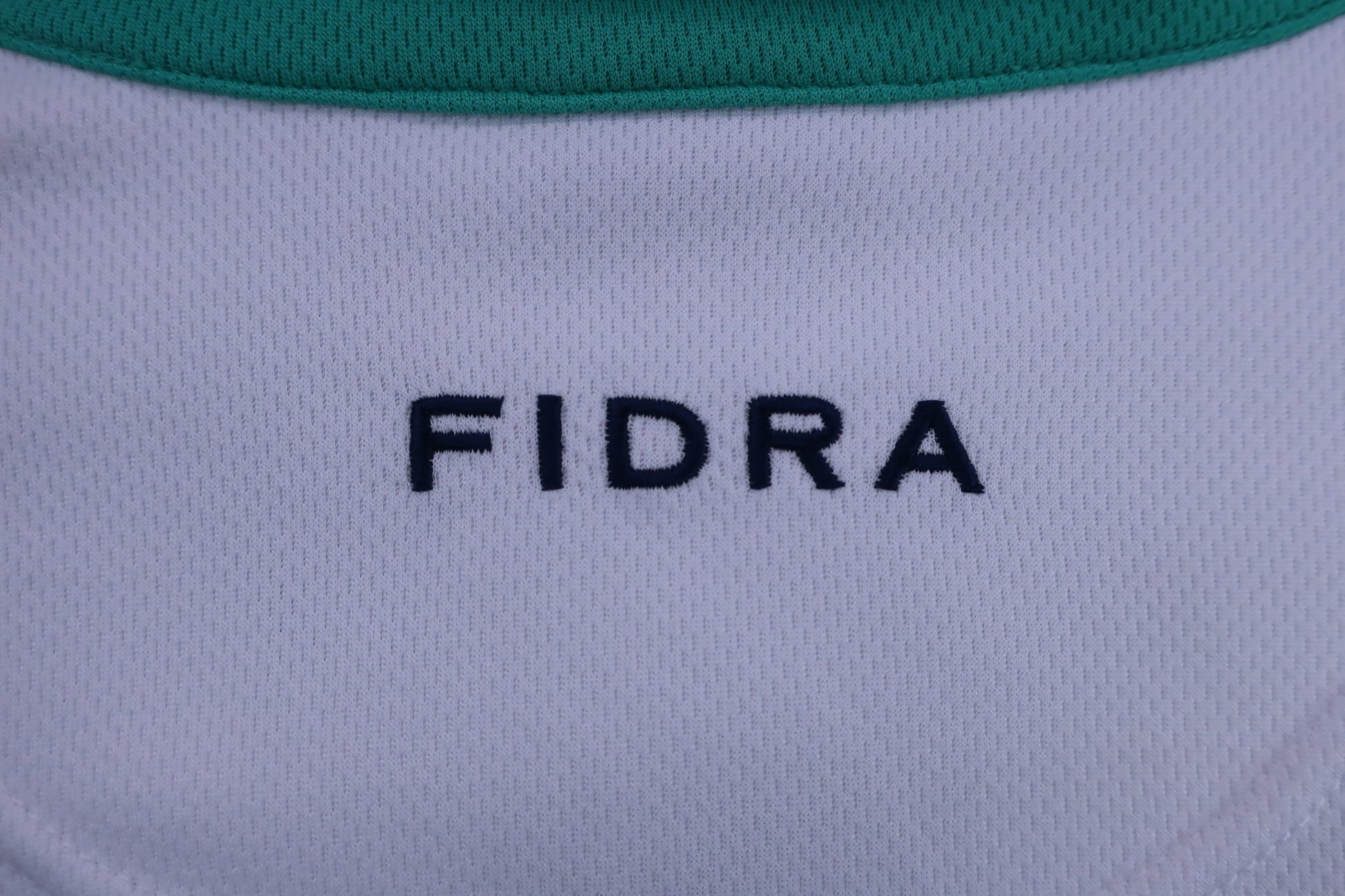 FIDRA(フィドラ) ポロシャツ 白緑 メンズ L B-8