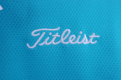 Titleist(タイトリスト) ポロシャツ 白水色 メンズ L B-2