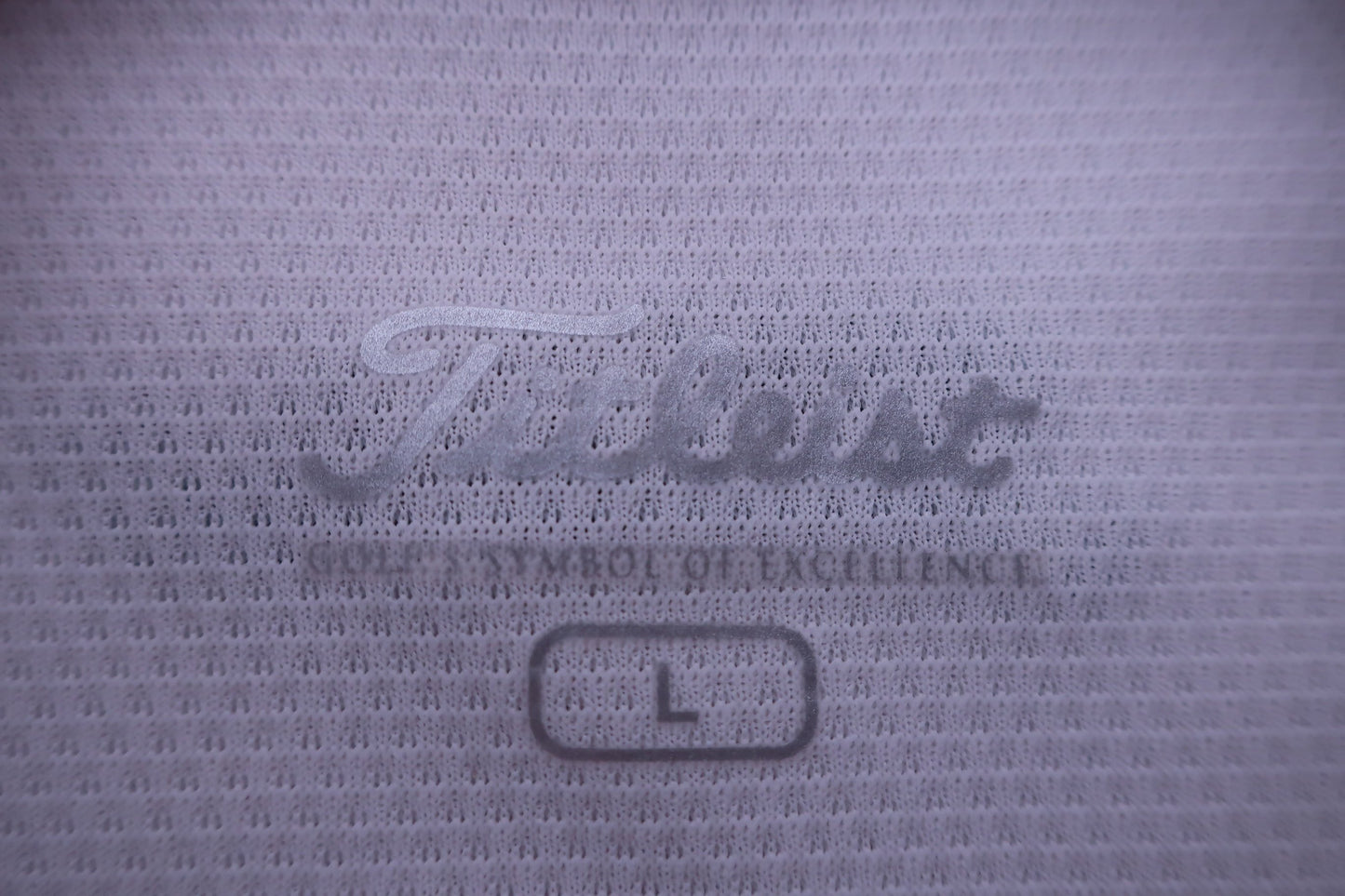 Titleist(タイトリスト) ポロシャツ 白水色 メンズ L B-3
