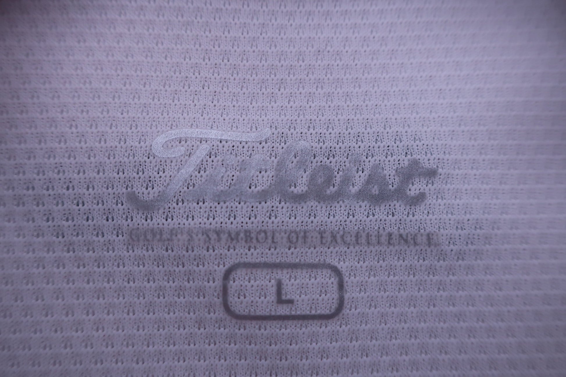 Titleist(タイトリスト) ポロシャツ 白水色 メンズ L B-3