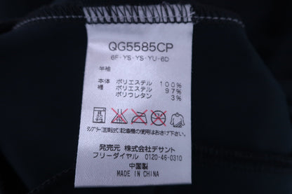 le coq sportif(ルコックスポルティフ) 半袖ハーフジップシャツ 黒 メンズ L A-6