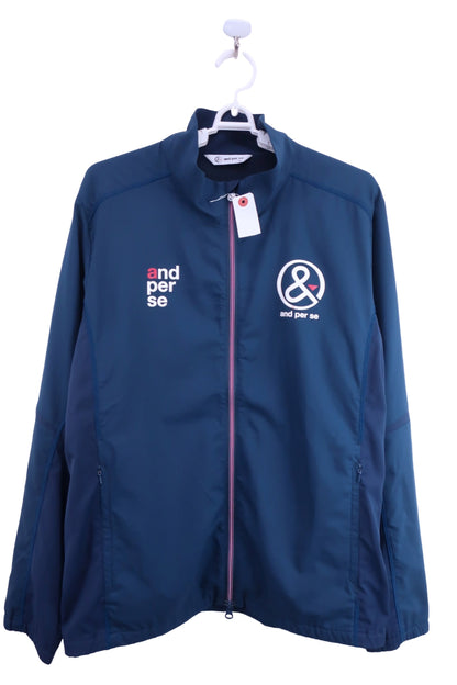 and per se(アンパスィ) コーチジャケット ネイビー メンズ LL A-1