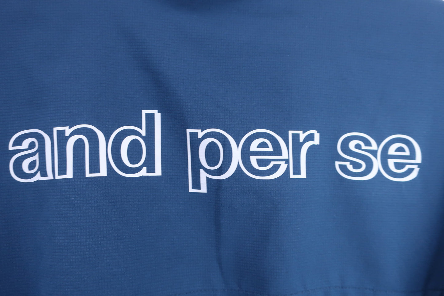 and per se(アンパスィ) コーチジャケット ネイビー メンズ LL A-6