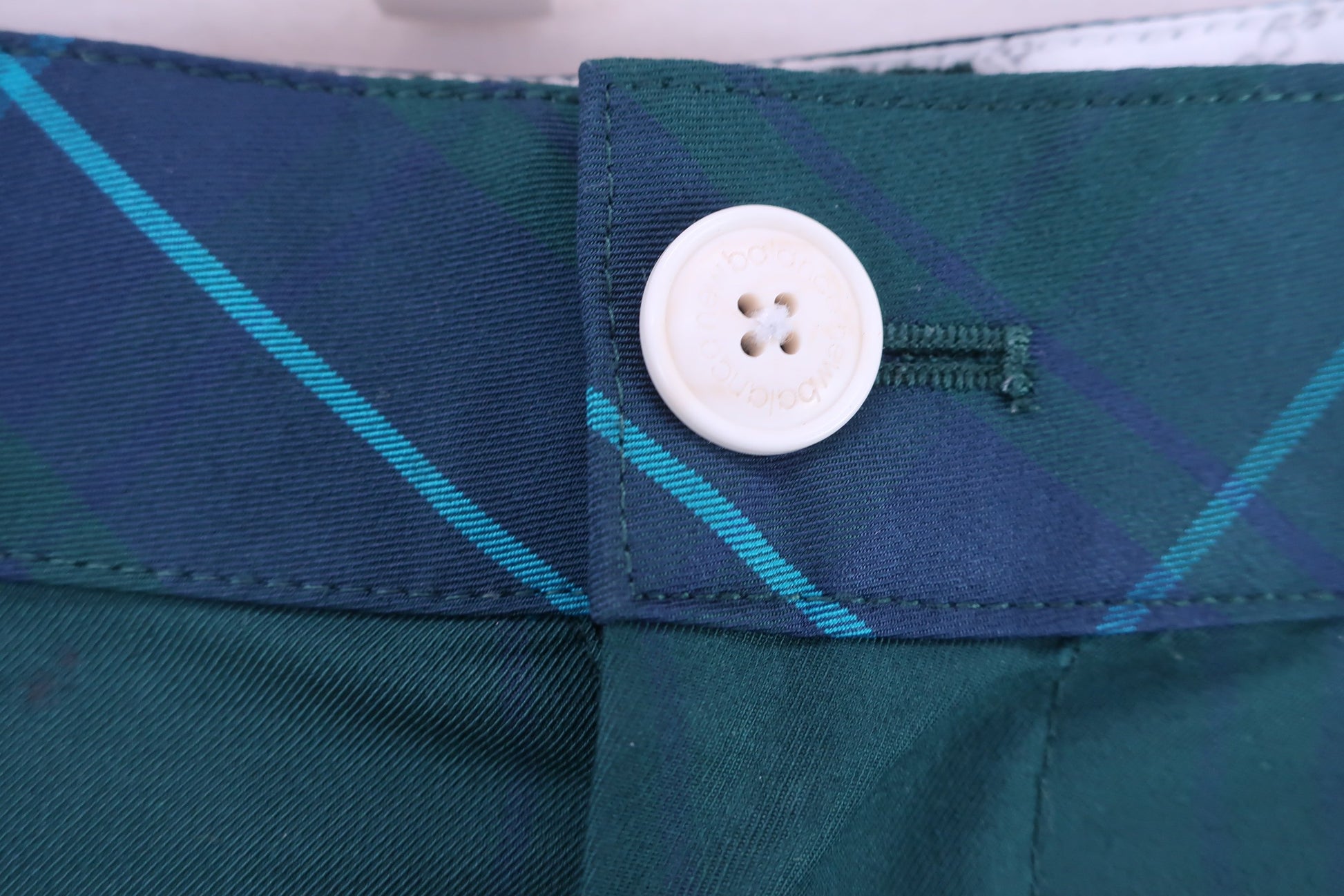 New Balance golf(ニューバランスゴルフ) パンツ 緑チェック メンズ 5 012-7131008 A-3