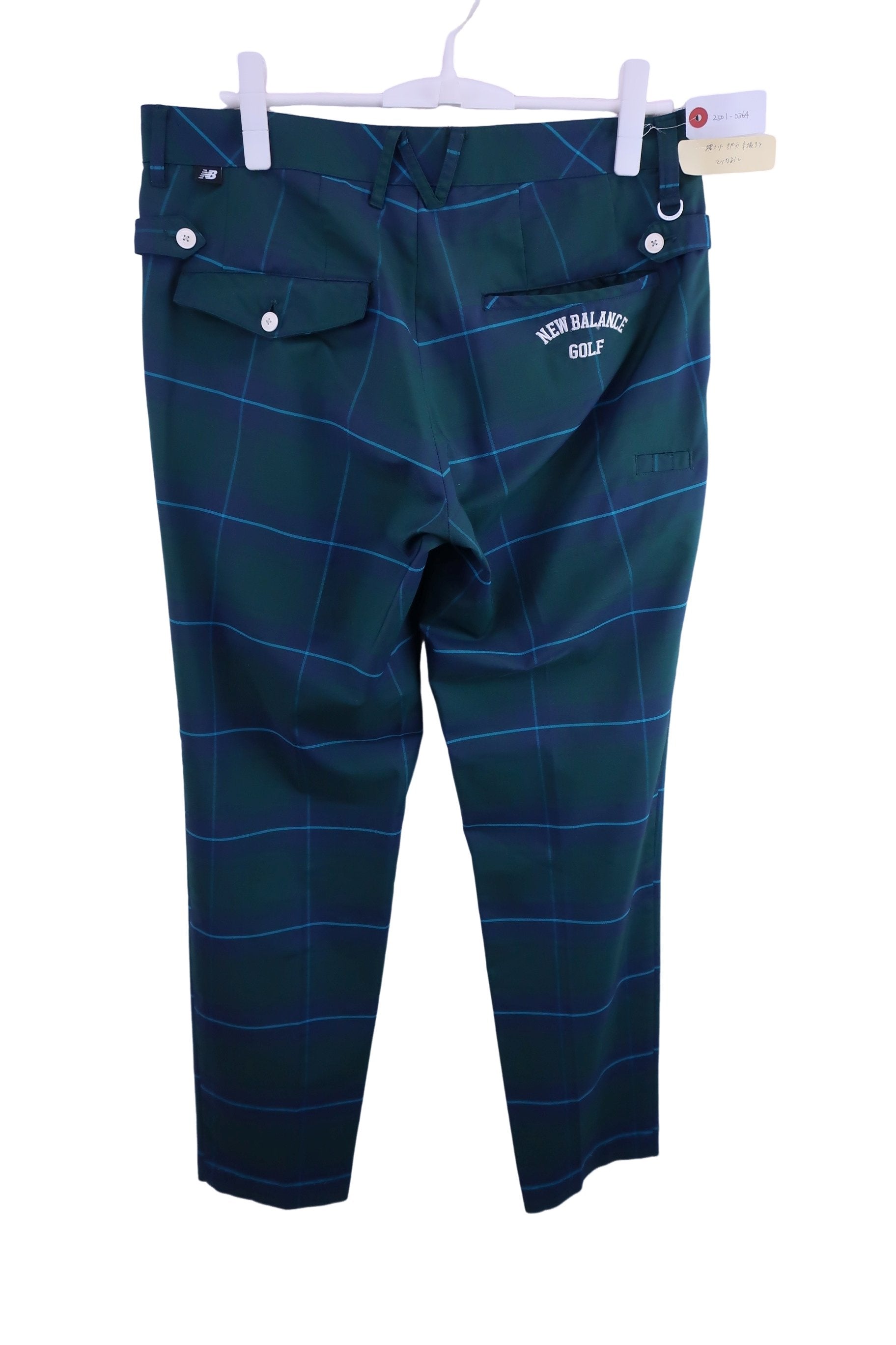 New Balance golf(ニューバランスゴルフ) パンツ 緑チェック メンズ 5 012-7131008 A-6