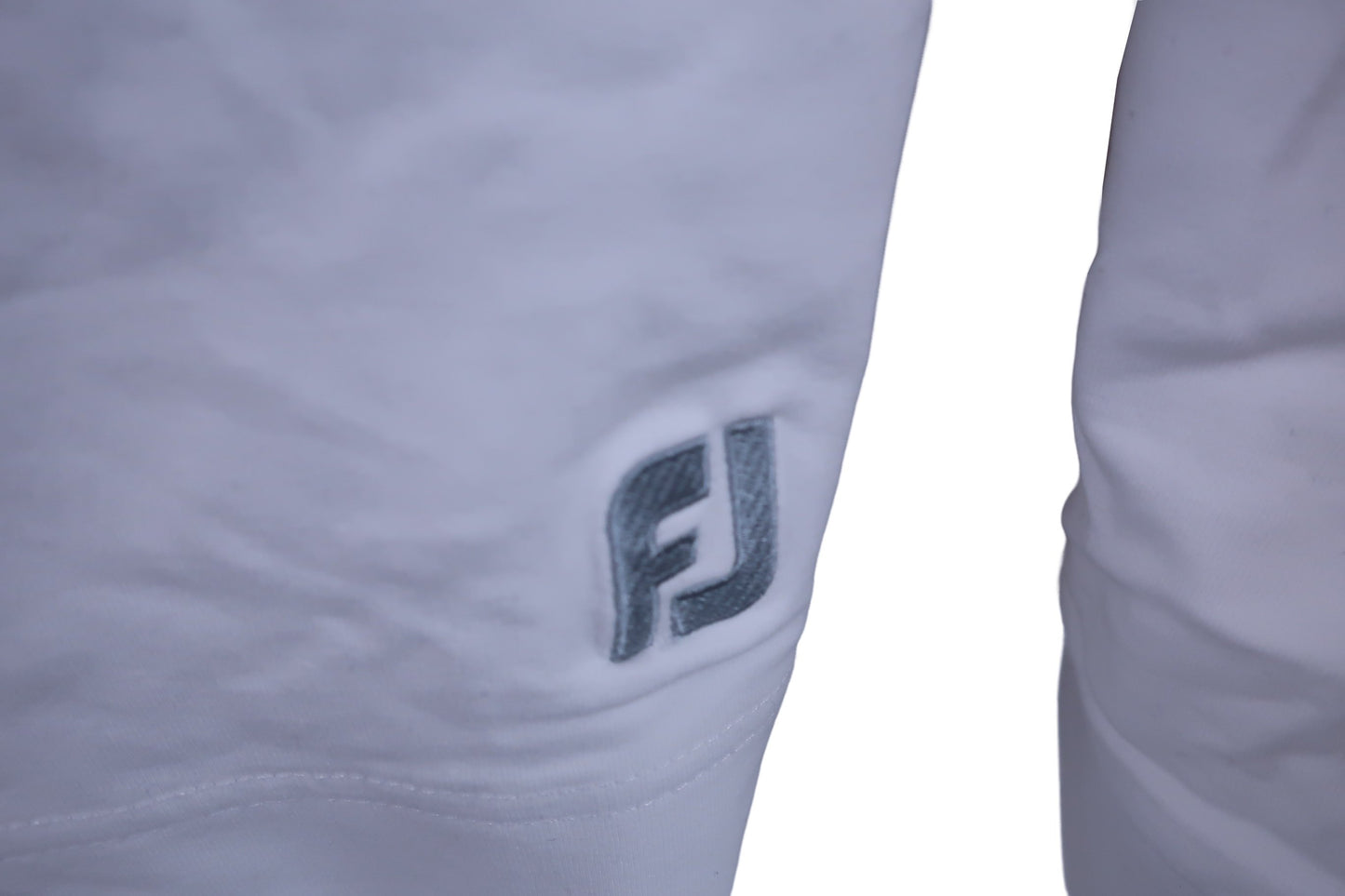 FOOTJOY(フットジョイ) フード付きハーフジップシャツ 白グレー メンズ M A-4