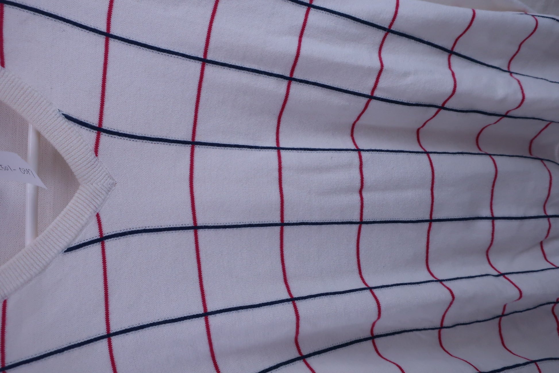 Titleist(タイトリスト) セーター 白青赤チェック メンズ L A-3