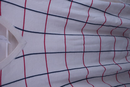 Titleist(タイトリスト) セーター 白青赤チェック メンズ L A-3