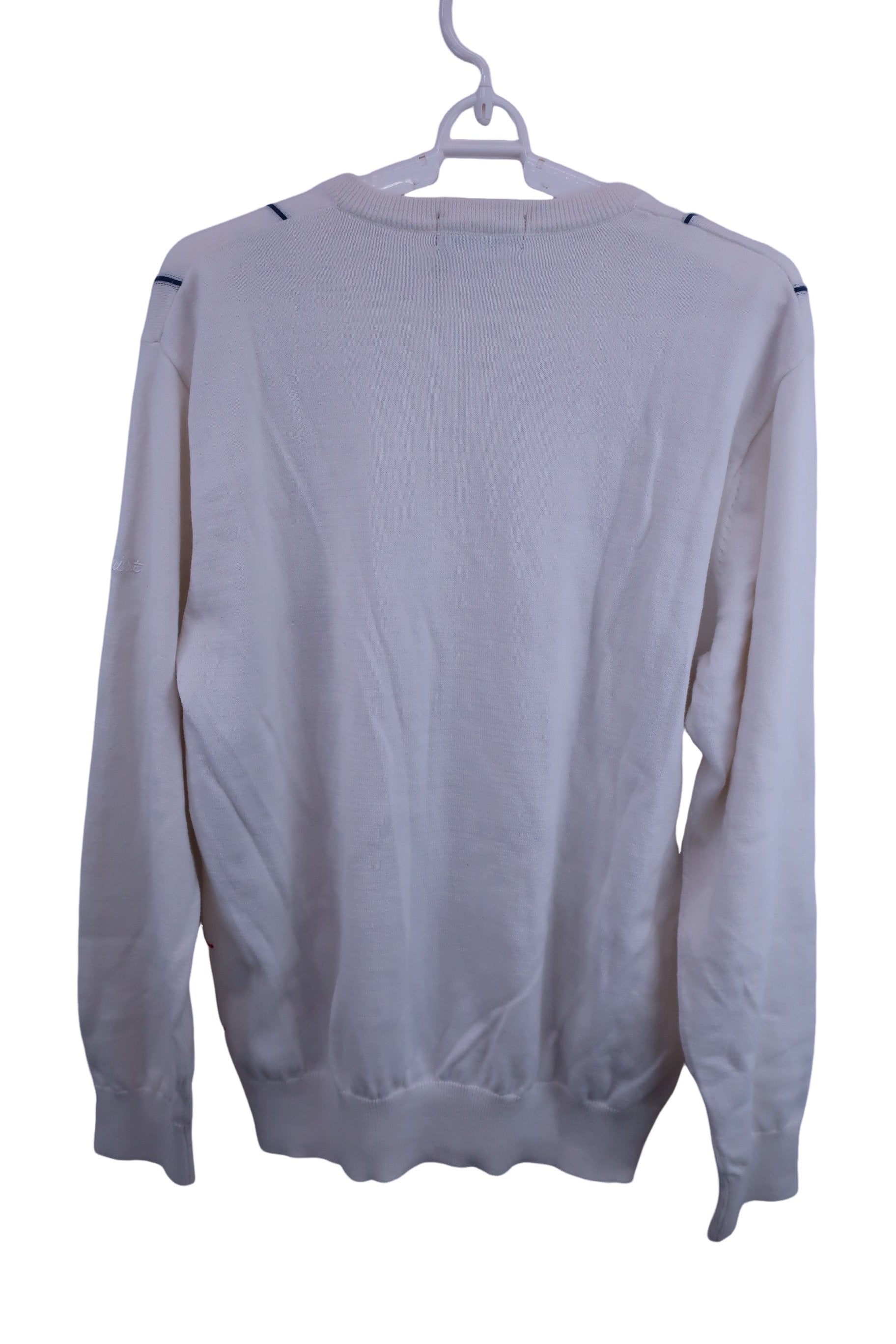 Titleist(タイトリスト) セーター 白青赤チェック メンズ L A-5