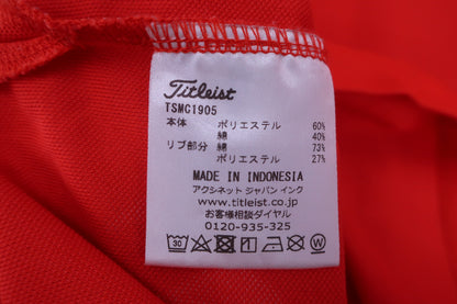 Titleist(タイトリスト) ポロシャツ オレンジ メンズ L A-7