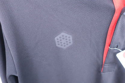 PUMA GOLF(プーマゴルフ) ポロシャツ 黒赤 レディース M A-3