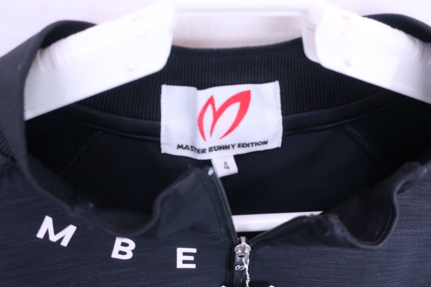 MASTER BUNNY EDITION(マスターバニーエディション) 半袖ハーフジップシャツ 黒 メンズ 4 758-0267707 A-4