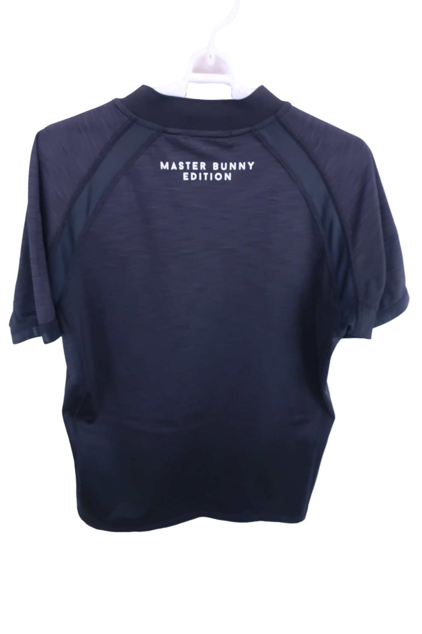 MASTER BUNNY EDITION(マスターバニーエディション) 半袖ハーフジップシャツ 黒 メンズ 4 758-0267707 A-5