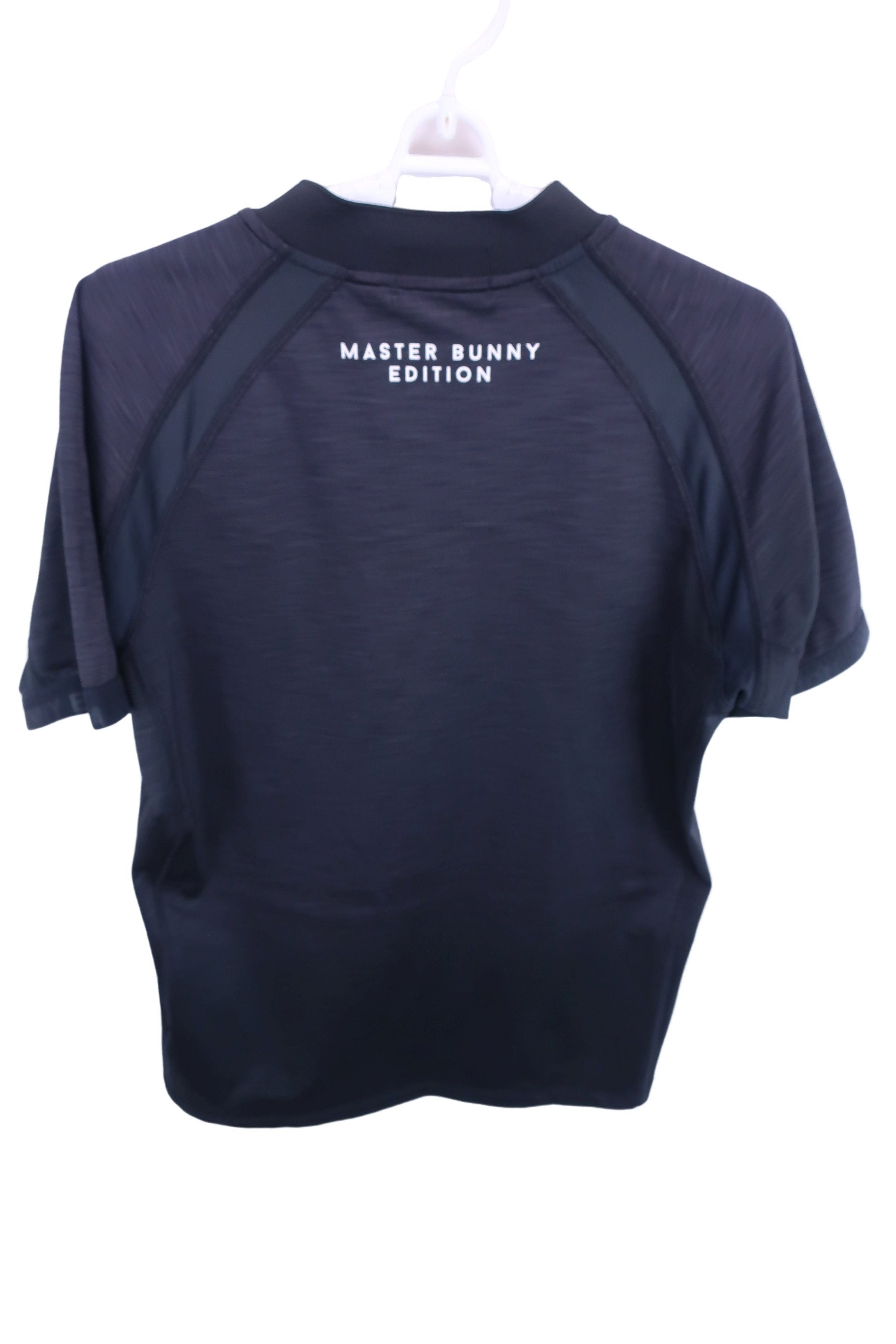 MASTER BUNNY EDITION(マスターバニーエディション) 半袖ハーフジップシャツ 黒 メンズ 4 758-0267707 A-5