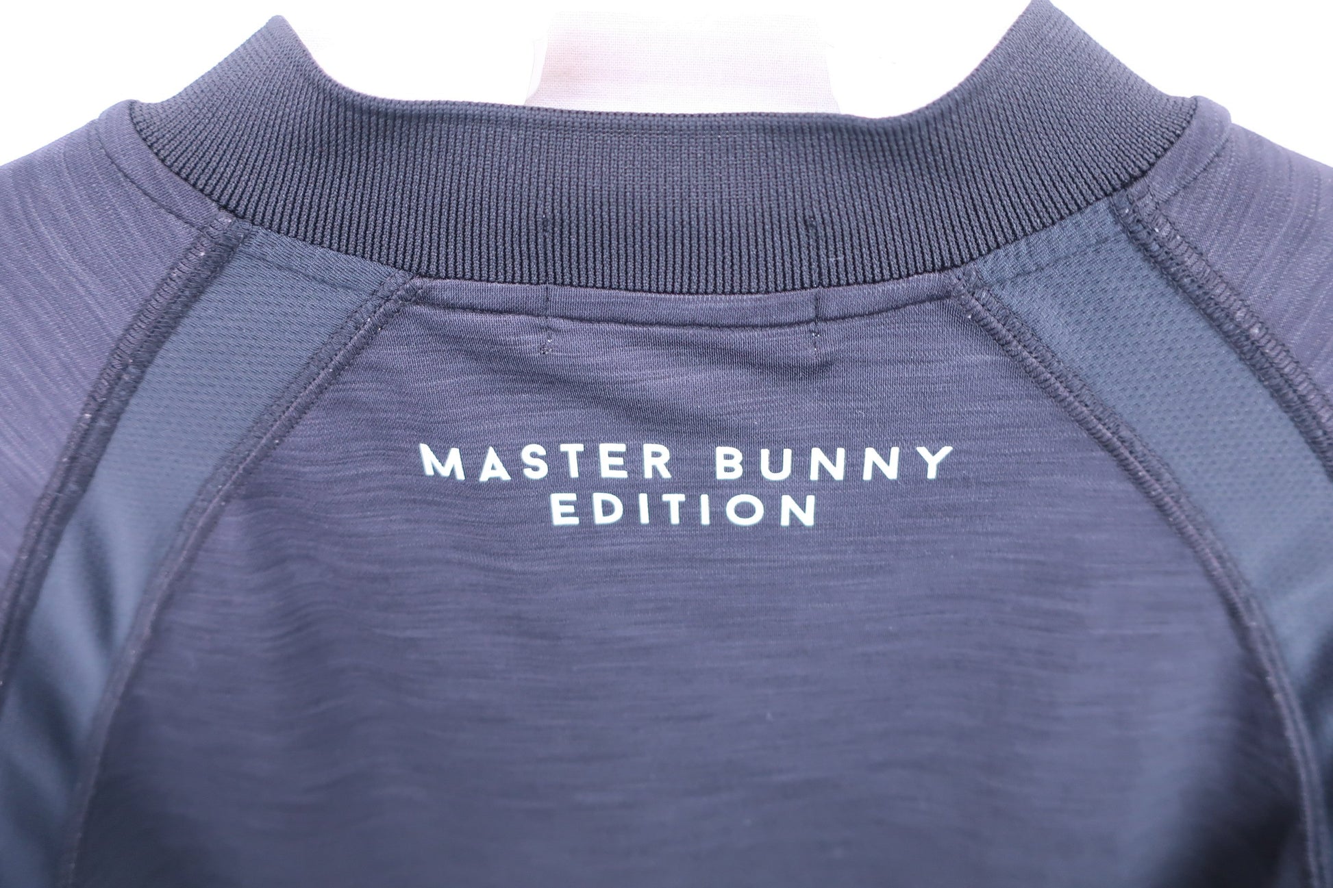 MASTER BUNNY EDITION(マスターバニーエディション) 半袖ハーフジップシャツ 黒 メンズ 4 758-0267707 A-6