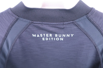 MASTER BUNNY EDITION(マスターバニーエディション) 半袖ハーフジップシャツ 黒 メンズ 4 758-0267707 A-6