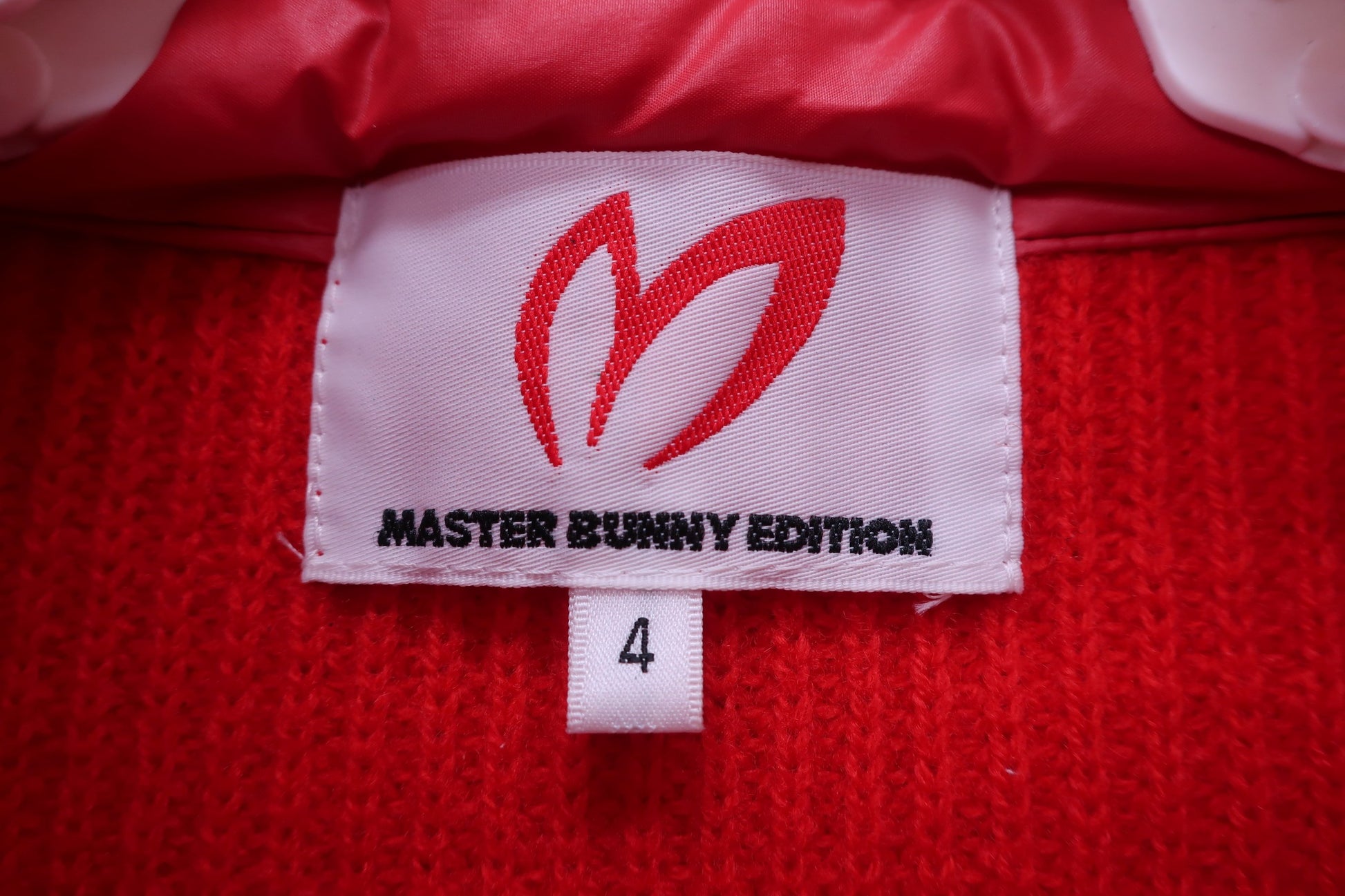 MASTER BUNNY EDITION(マスターバニーエディション) ハーフジップニットシャツ 赤 メンズ 4 158-7274101 A-3
