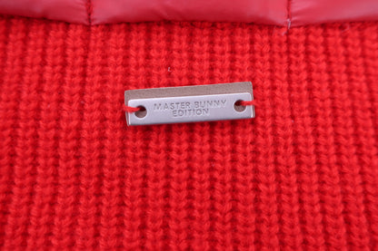 MASTER BUNNY EDITION(マスターバニーエディション) ハーフジップニットシャツ 赤 メンズ 4 158-7274101 A-6